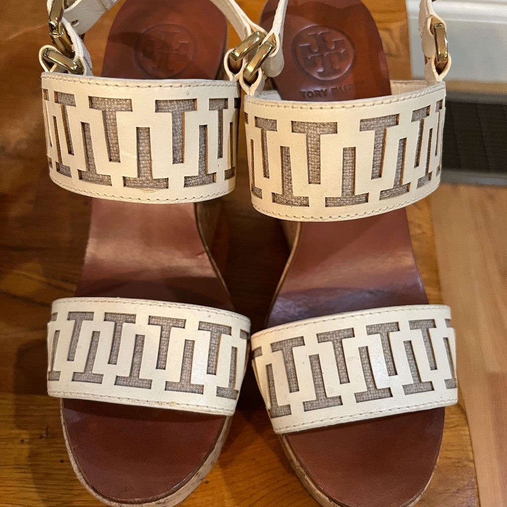 Tory Burch platform heeled sandals